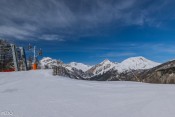 Arrivee du double Téleski de Catinat