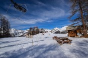 Tables face à l'Izoard