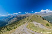au dessus arrivee teleski vue sur abries