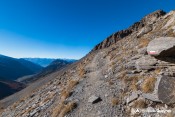 balisage GR58 pierre sous le col estronques
