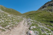 balisage gr58 sur pierre sous col de peas