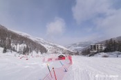 bas de station vars les claux depuis piste petit ubac