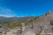 borne savoie depuis col malaure vue cote italie