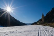 Eglise Sainte Cécile au soleil couchant