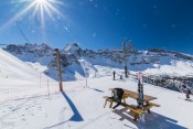 En Haut du Téleski de Pra Loupet