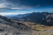 Le col Agnel depuis le Col de l'Eychassier