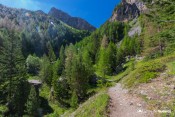 collet pas laugier en vue depuis torrent laugier