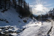 coucher de soleil sur guil a aiguilles