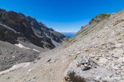 couloir vallon selette cair sentier sous le col houerts