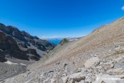 couloir vallon selette vue globale sous col houerts