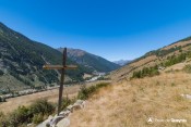 croix chapelle vue ristolas gr58 cretes peyra plata gilly