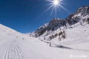 dans montee col agnel