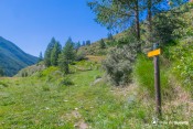 depart gr58 collette gilly ristolas pour aiguiller panoramique