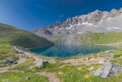 depart sentier col girardin depuis lac sainte anne