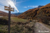 depart sentier sous le serre molines