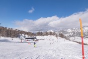 depart telesiege peyrol vue depuis sagnes