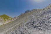 depuis le sentier sous le col derniers metres