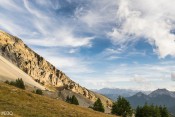 Descente coté Arvieux : vue sur casse Déserte