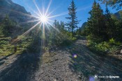 deuxieme bifurcation debut piste forestiere