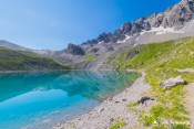 eaux bleu turquoise lac sainte anne