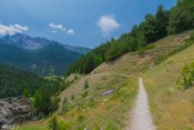 en balcon en direction du villard