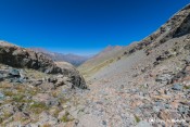 en haut du couloir