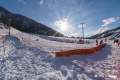 espace luge et grand tapis aiguilles
