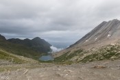 Fin d'orage sur le lac Foréant et la Taillante