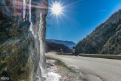 Chutes d'eau le long des Gorges du Guil chutes eau