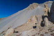 impression de grandeur minerale dans la casse deserte
