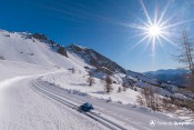 itineraire nordique izoard dernier virage sous le col soleil