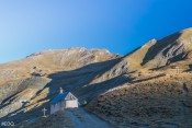 la chapelle de clausis au lever de soleil