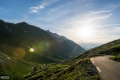 La descente du Col Agnel coté français