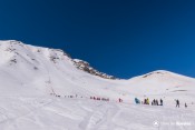 la foule au bord piste kl aux vars masters