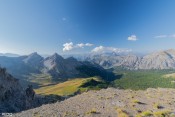 la valle de cervieres depuis les cretes