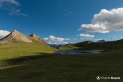 lac de souliers devant crete tronchet soleil couchant