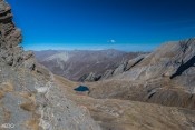 Le lac Egorgéou depuis la montée au Pic Foreant