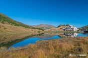 lac napoleon vars vue debut automne reflets