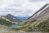 Le lac Foreant au pied de la Taillante