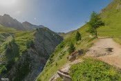 le plateau du lac de clausis est en vue