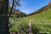 le sentier col fromage se degage