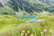 Les deux lacs Lacroix paisibles