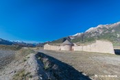 lunette arcon de montdauphin devant les ecrins