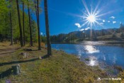 melezes berge lac de roue