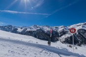 Vue depuis la piste La Mandarine
