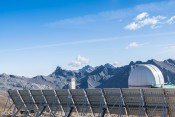 La tête des Toillies depuis les panneaux solaires de Chateau-Renard