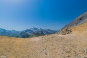 ocre du col girardin vue sur ubaye