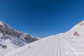 panneau virage ecrins route col agnel