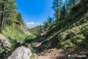 passage VTT sentier col fromage