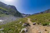 petite montee vers le plateau au dessus de clausis
